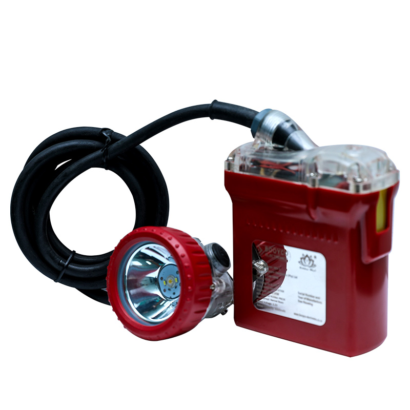 Lampe à capuchon minier K5-D couleur marron